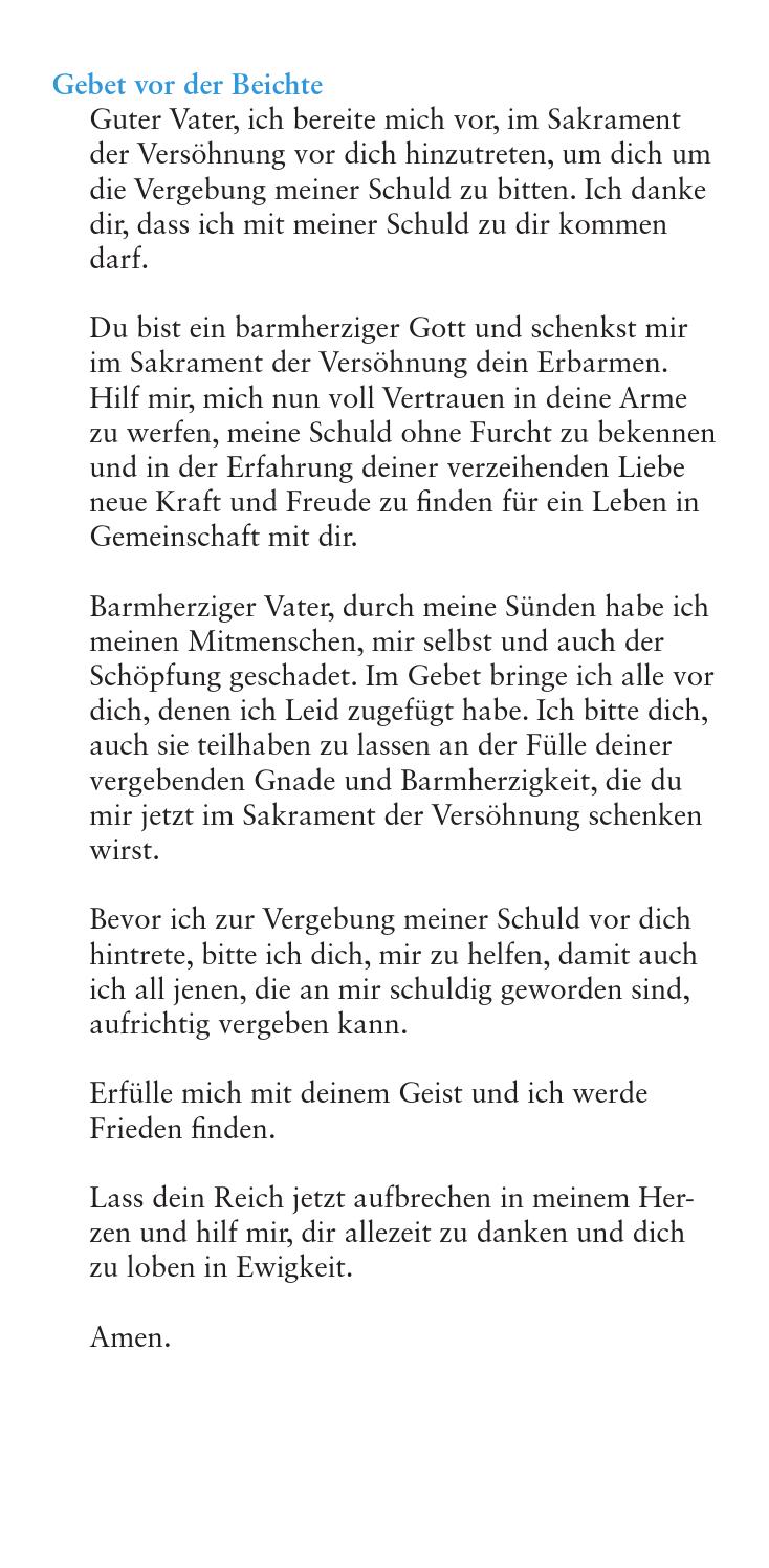 Gewissenserforschung Mit Dem Vaterunser By Kloster Einsiedeln Issuu