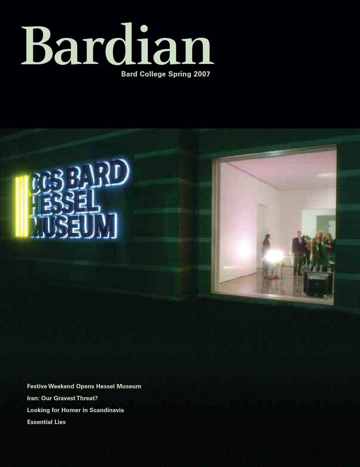 2007 Spring Bardian by Bard College Bardian Issuu