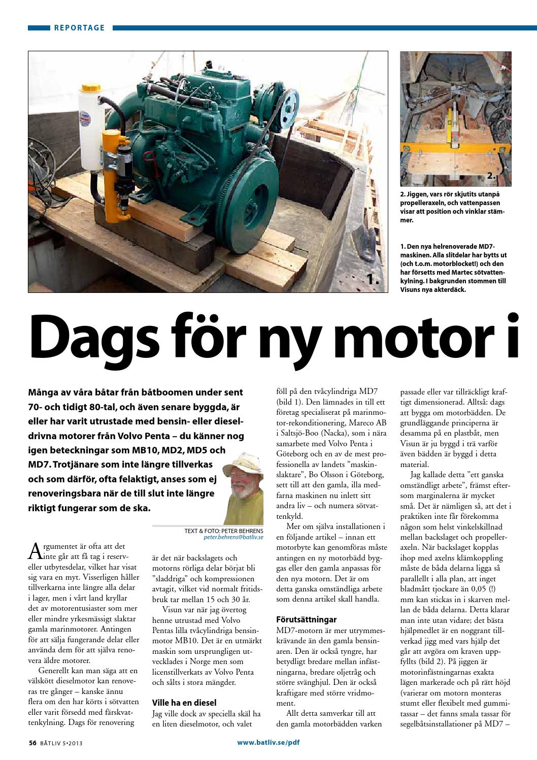 Manual Til Volvo Penta Md2