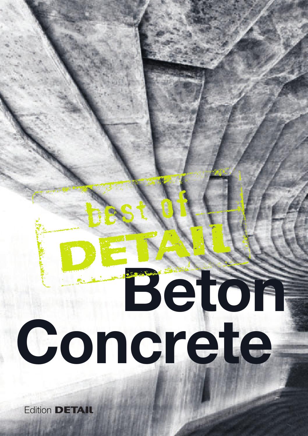 best of DETAIL Beton by DETAIL Issuu