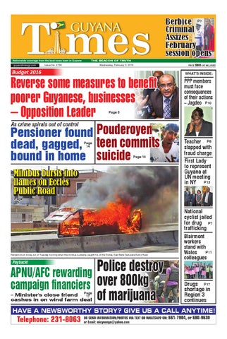 Guyana Times Daily By Gytimes Issuu