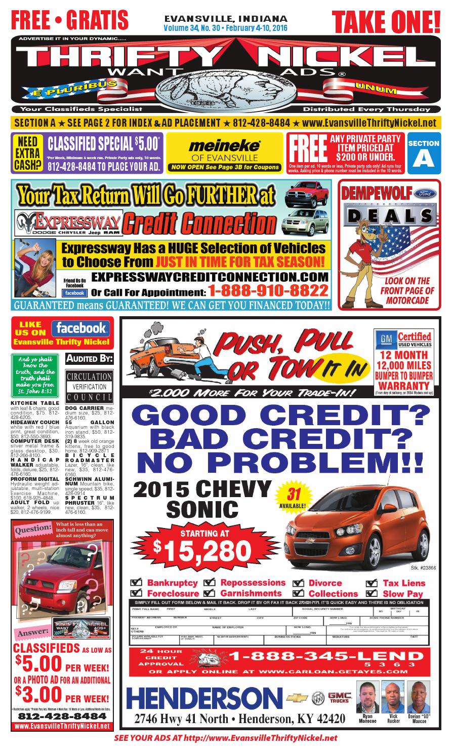 Thrifty Nickel Want Ads Evansville IN by Thrifty Nickel of Evansville