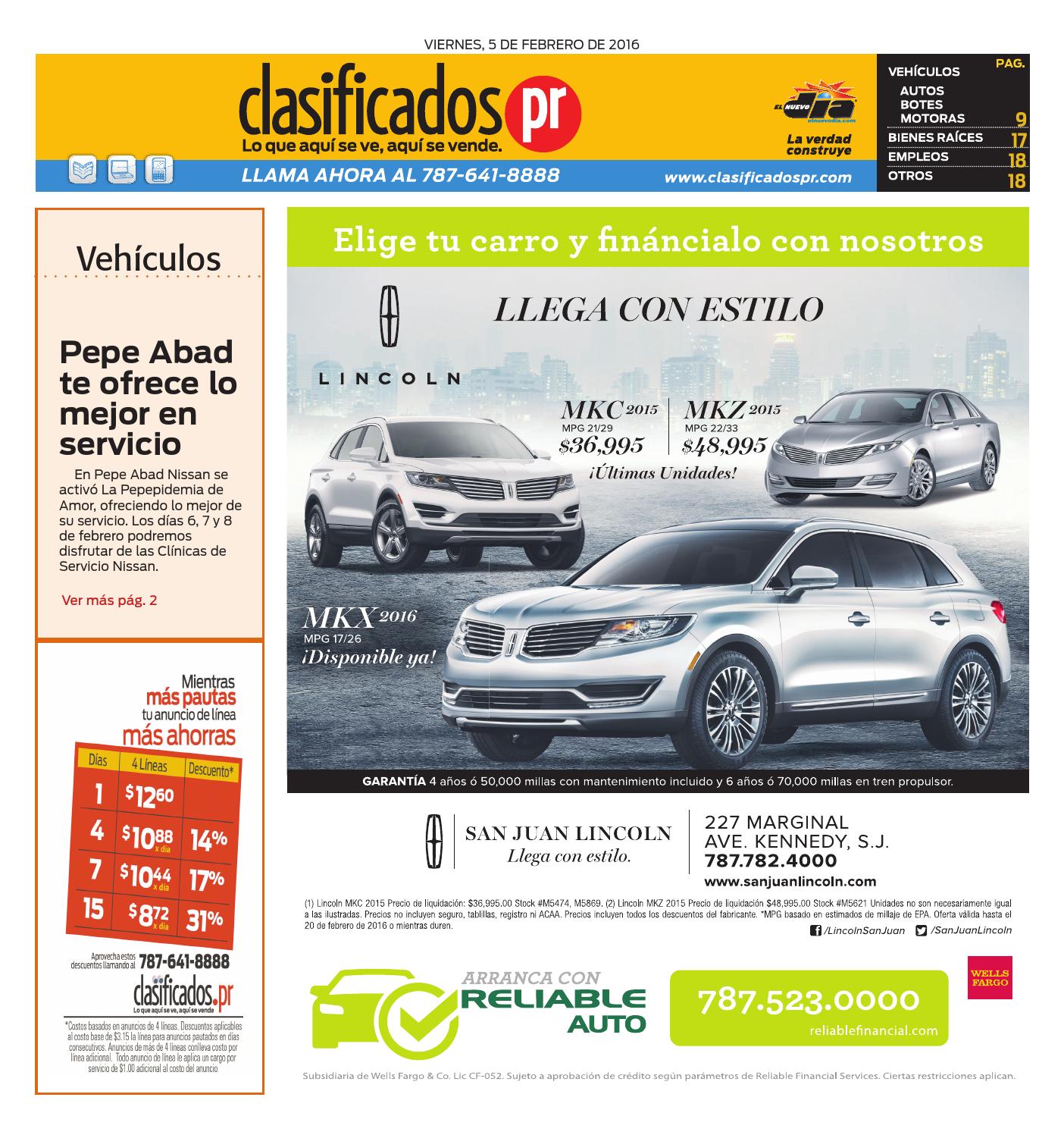 ClasificadosPR 02 05 2016 by Issuu