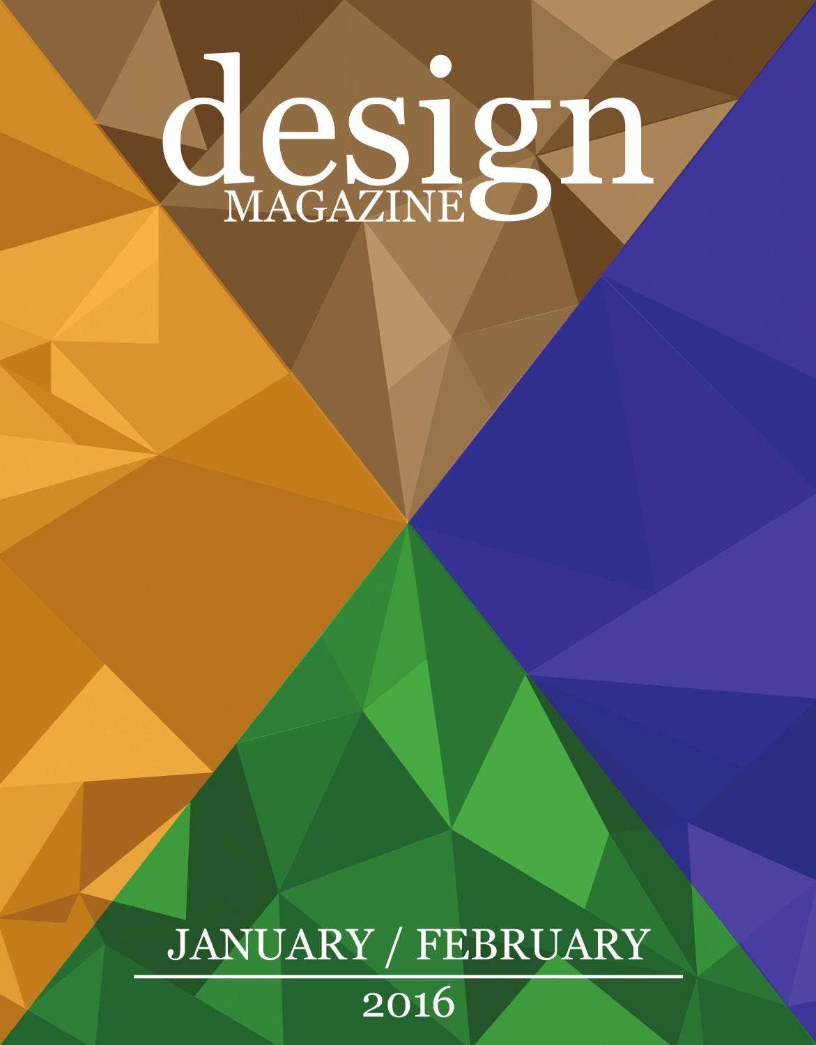 DESIGN MAGAZINE 27 (JANUARY/FEBRUARY 2016) by DESIGN MAGAZINE - Issuu