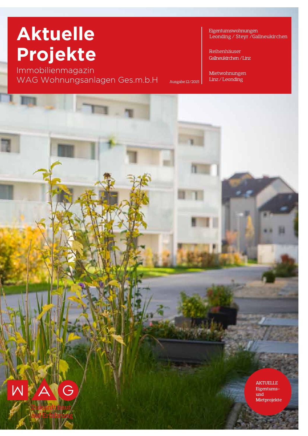 Wag Immobilienmagazin By Wag Linz Issuu