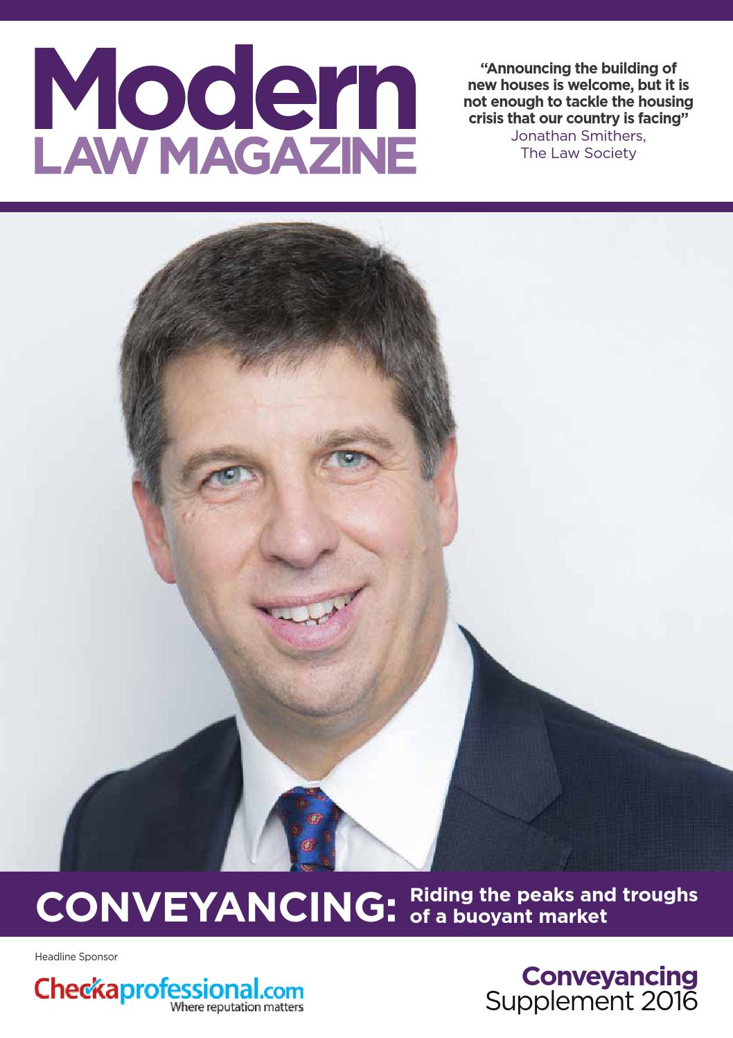 Modern Law Issue 22 Conveyancing Supplement by Charlton Grant Issuu