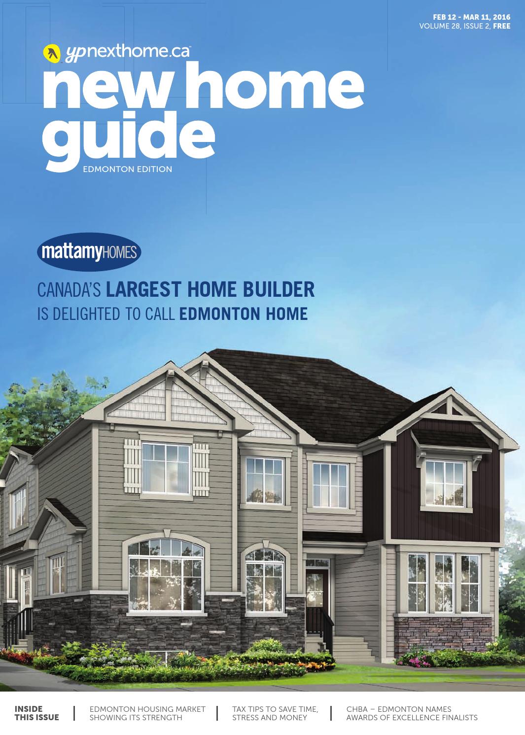 Edmonton New Home Guide Feb 12 2016 By Nexthome Issuu