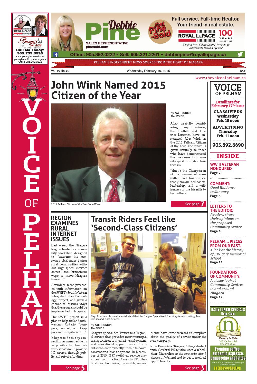 The Voice of Pelham February 10, 2016 by The Voice of Pelham Issuu