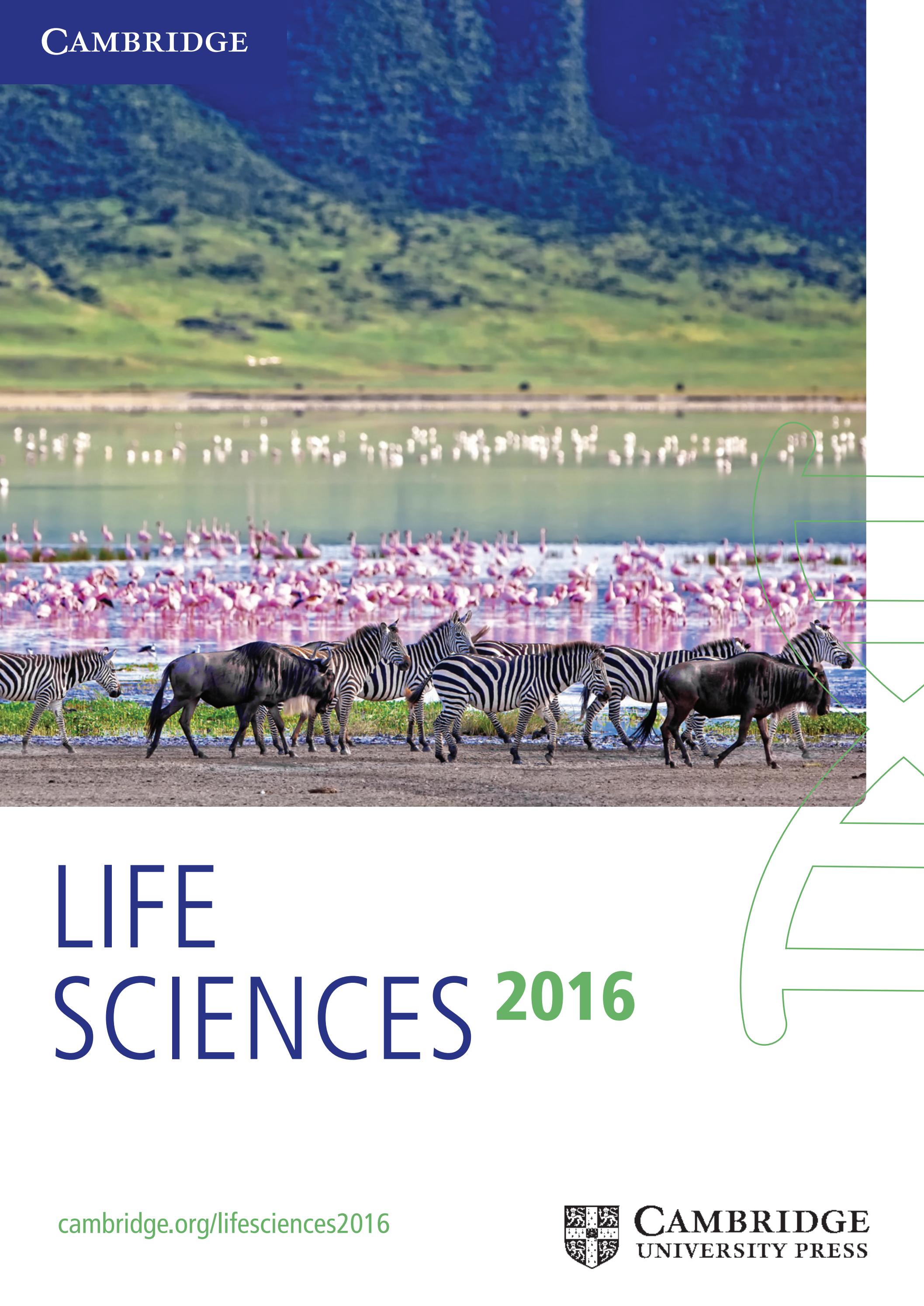 Life Sciences Catalogue 2016 by Cambridge University Press Issuu