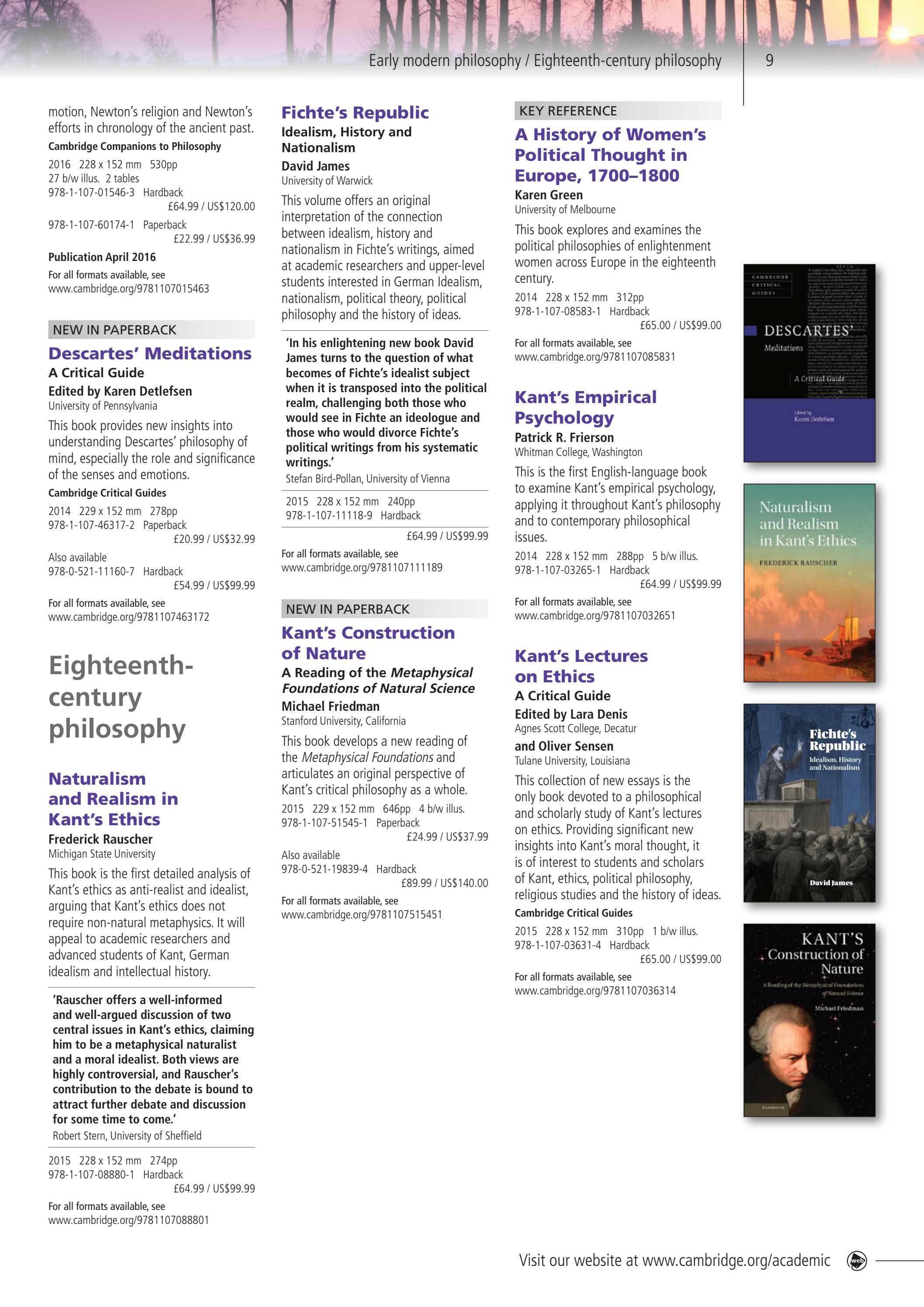Philosophy Catalogue 2016 by Cambridge University Press Issuu
