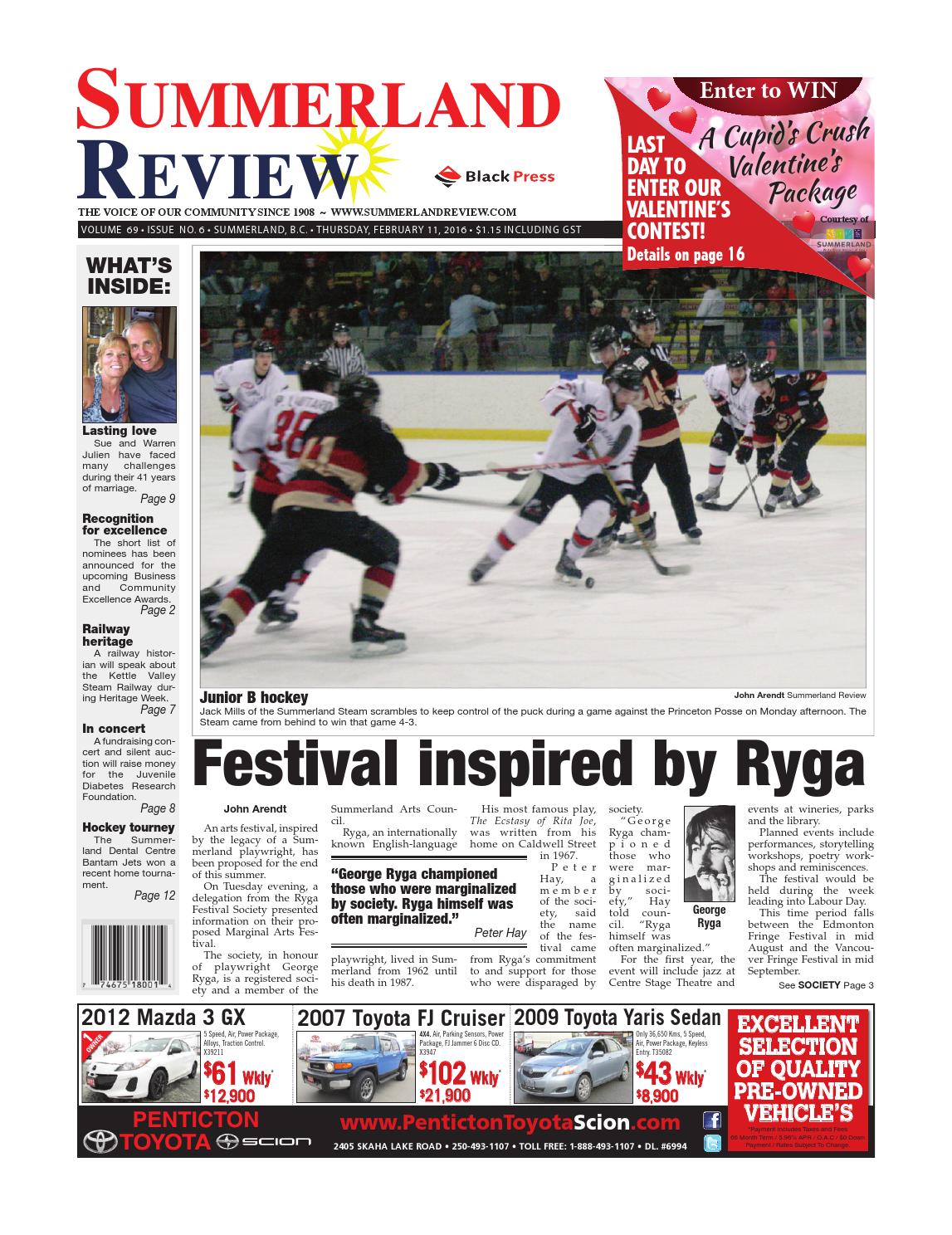 Summerland Review, February 11, 2016 by Black Press Media Group Issuu