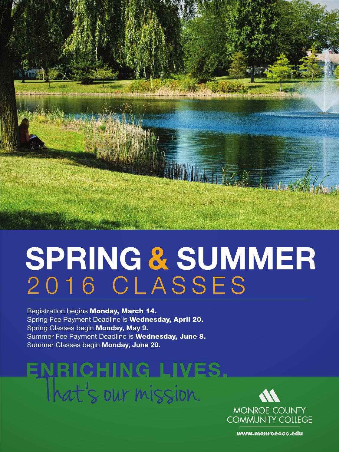 MCCC Spring/Summer 2016 Class Schedule by KariJenkins Issuu