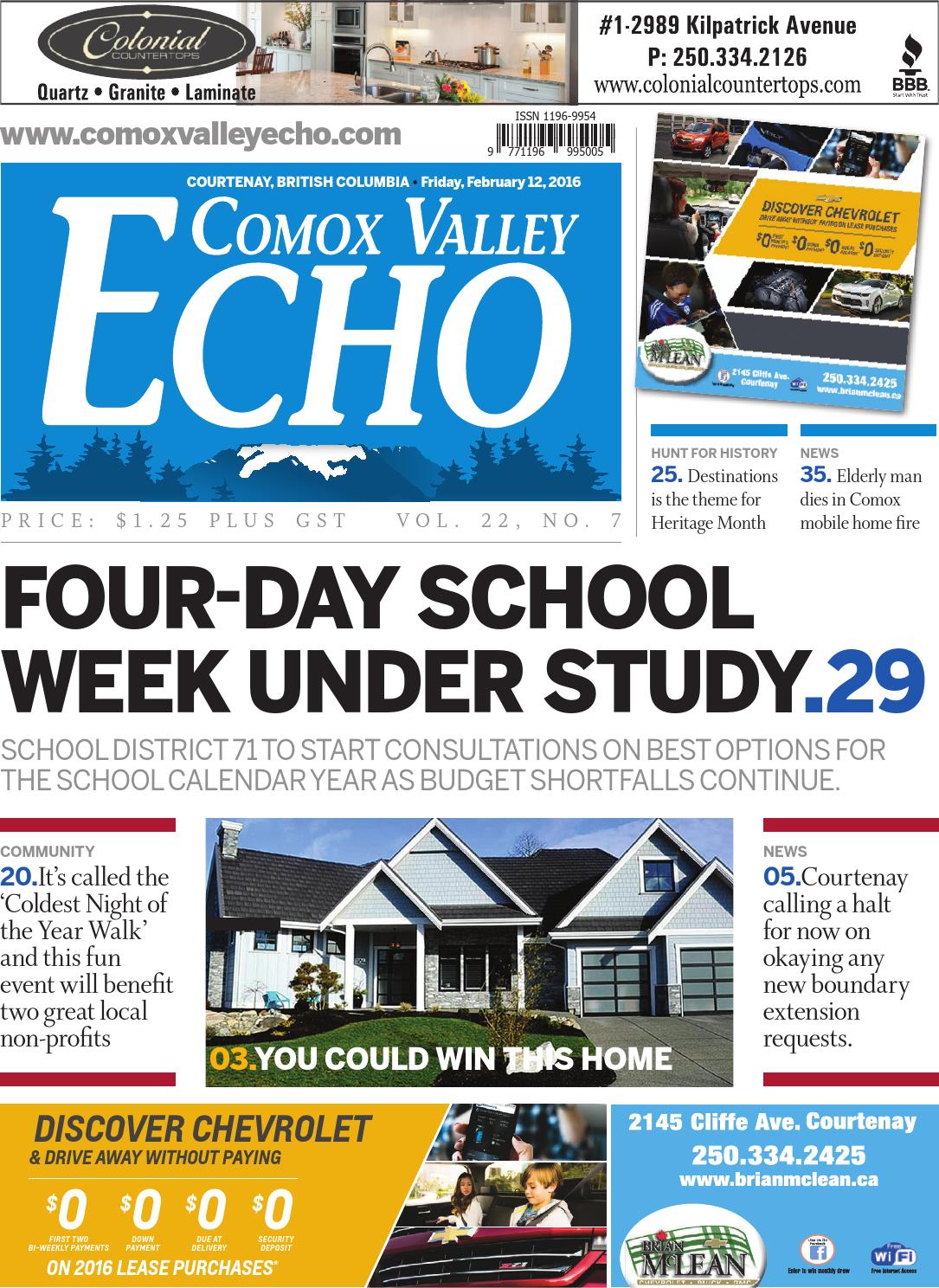 Comox Valley Echo February 12 2016 By Black Press Media Group