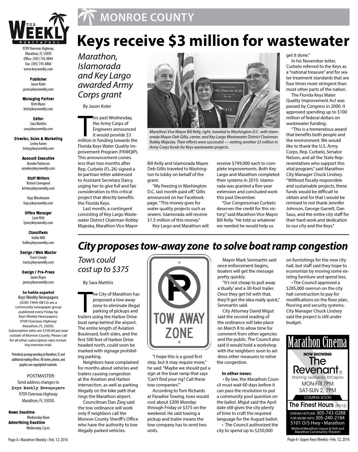 021216 Marathon Weekly by Keys Weekly Newspapers Issuu