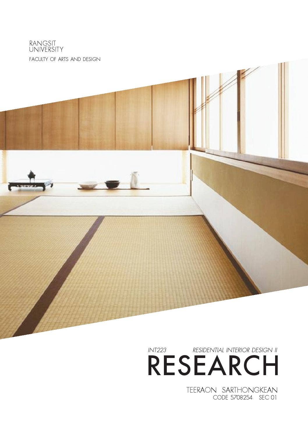 Research Proposal - SMALL SPACE I Japanese Modern House by RSU ...