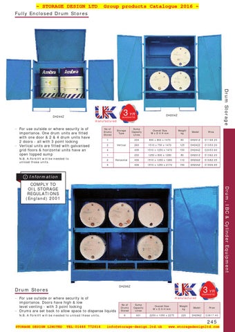 04 drum ibc cylinder equipment SDL Group 2016 第 12 页