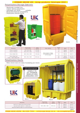 04 drum ibc cylinder equipment SDL Group 2016 第 18 页