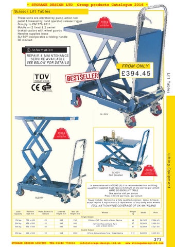05 lifting equipment SDL Group 2016 第 12 页