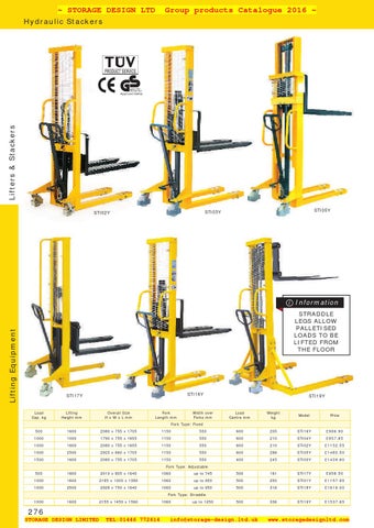 05 lifting equipment SDL Group 2016 第 15 页