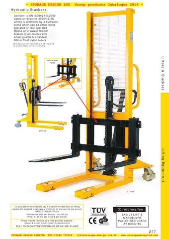 05 lifting equipment SDL Group 2016 第 16 页