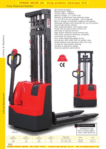 05 lifting equipment SDL Group 2016 第 19 页