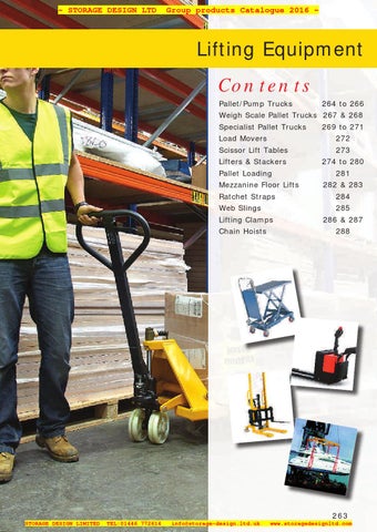 05 lifting equipment SDL Group 2016 第 2 页