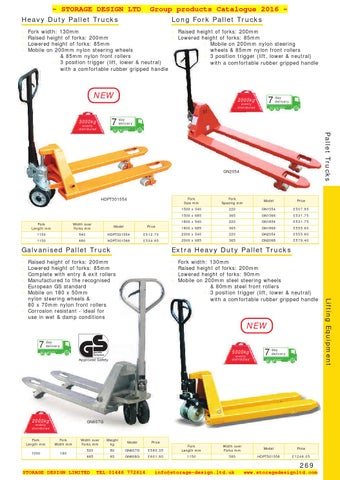 05 lifting equipment SDL Group 2016 第 8 页