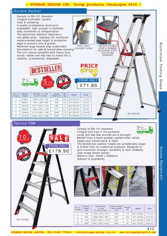 07 access equipment SDL Group 2016 第 12 页