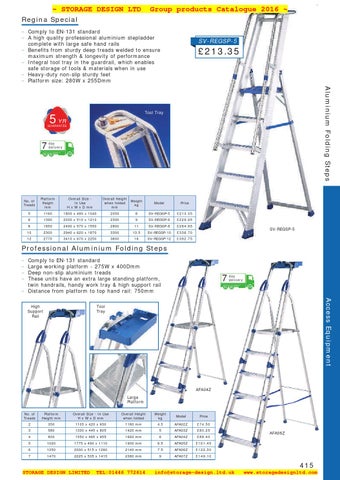 07 access equipment SDL Group 2016 第 14 页