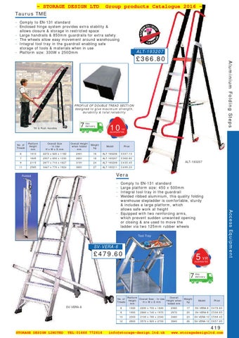 07 access equipment SDL Group 2016 第 18 页