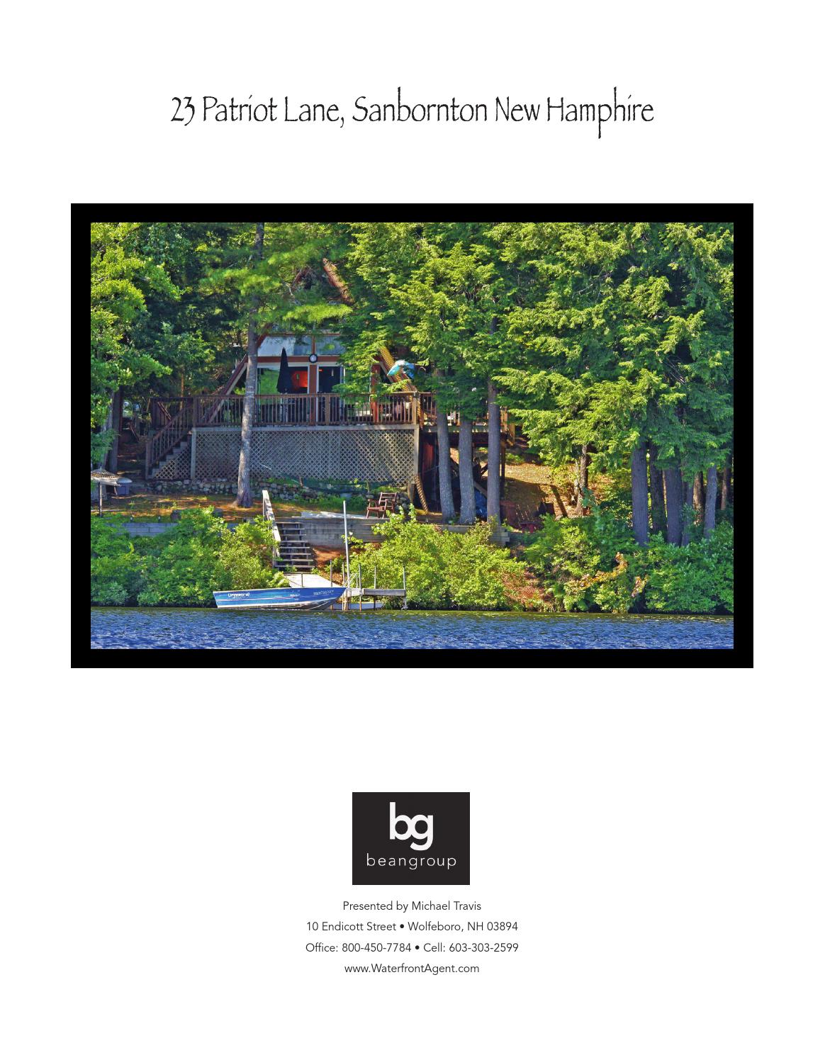 23 Patriot Lane on Hermit Lake by New Hampshire's Finest Real Estates