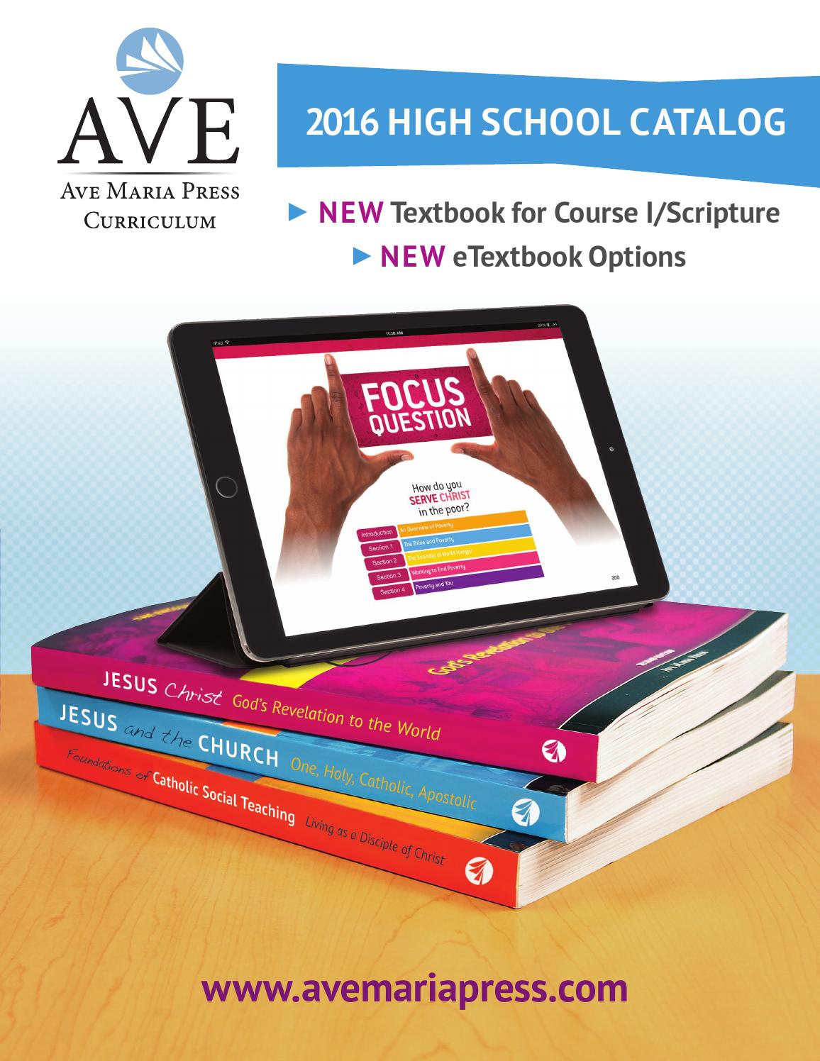 Ave Maria Press 2016 High School Catalog by Ave Maria Press Issuu