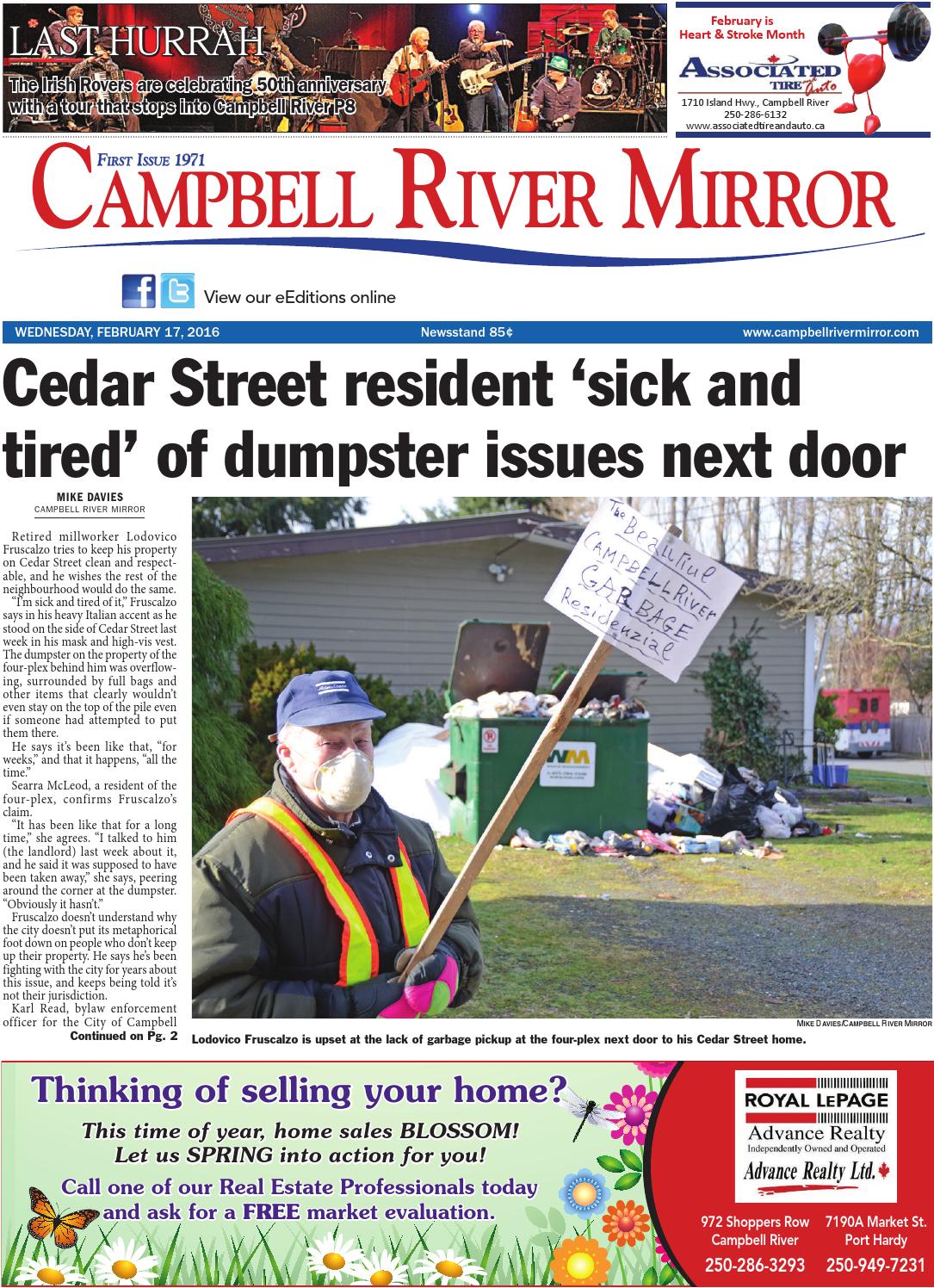 Campbell River Mirror, February 17, 2016 by Black Press Media Group - Issuu