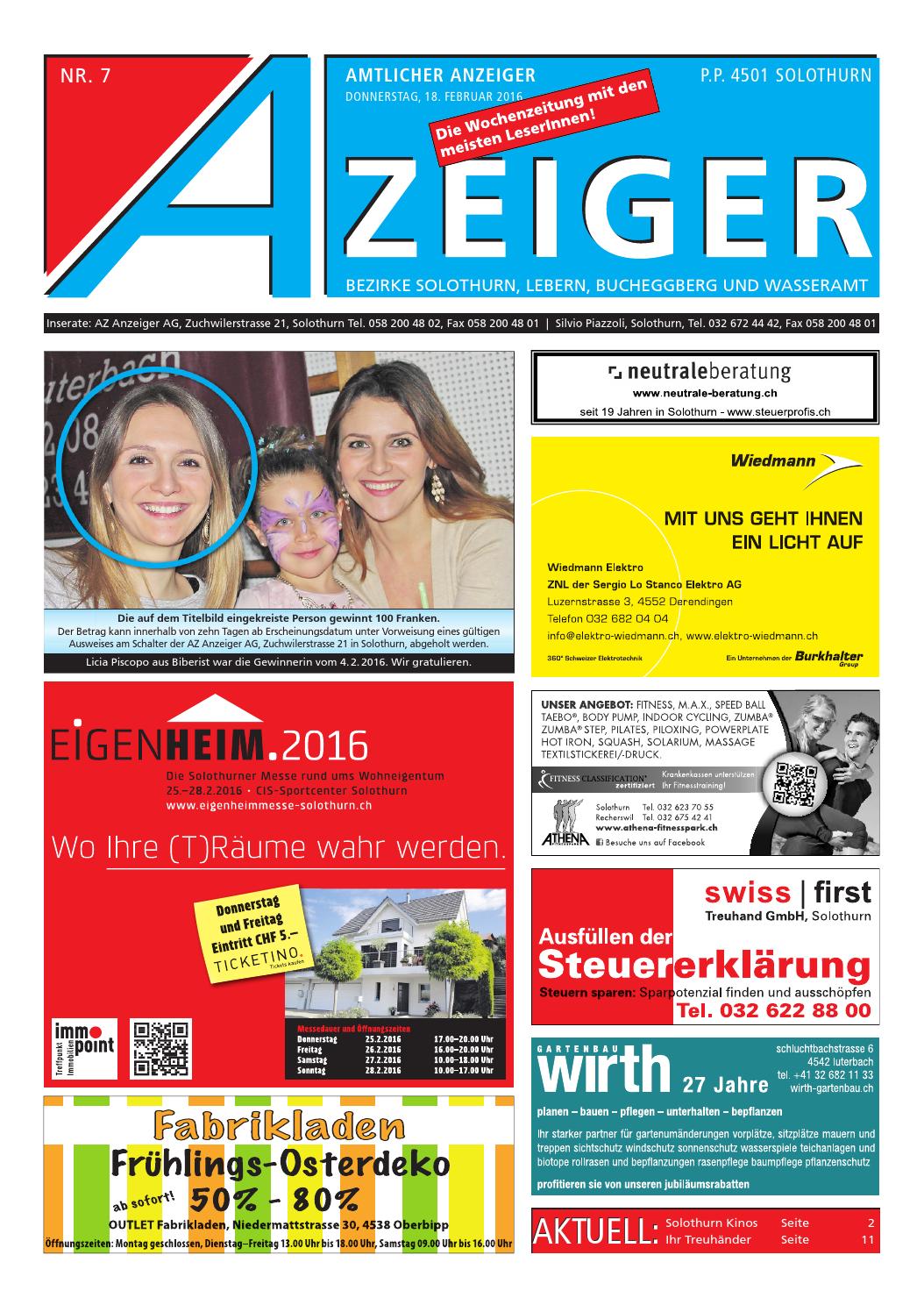 Azeiger 07 2016 by AZAnzeiger Issuu