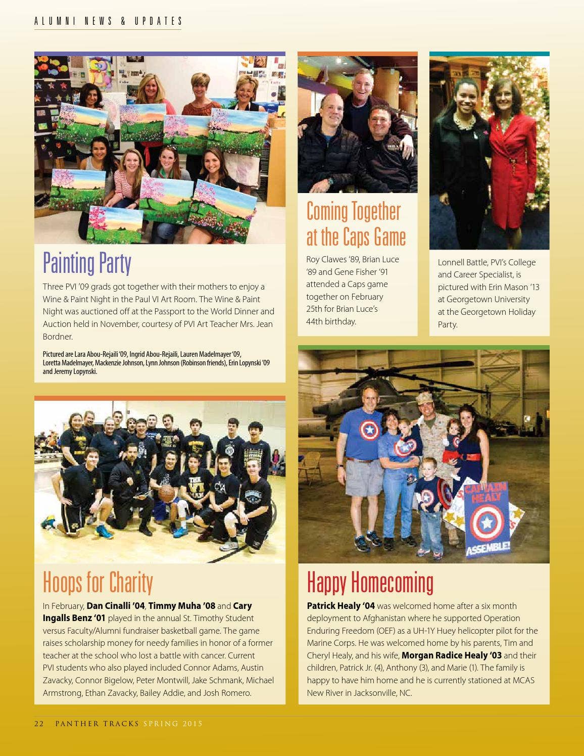 Paul VI Panther Tracks Spring 2015 by St. Paul VI Catholic High School -  Issuu