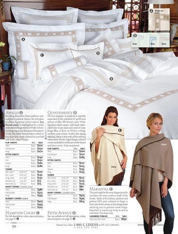 Schweitzer Linen 目录 • 床 , 卫浴 , 桌 , Nightwear × more... 第 20 页