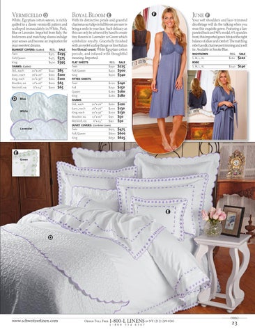 Schweitzer Linen 目录 • 床 , 卫浴 , 桌 , Nightwear × more... 第 23 页