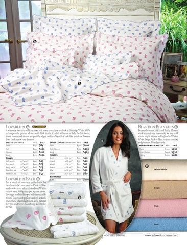 Schweitzer Linen 目录 • 床 , 卫浴 , 桌 , Nightwear × more... 第 4 页