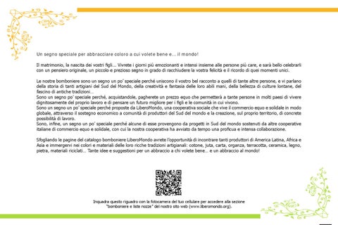 Catalogo bomboniere equo solidali 2016 - LiberoMondo 第 2 页
