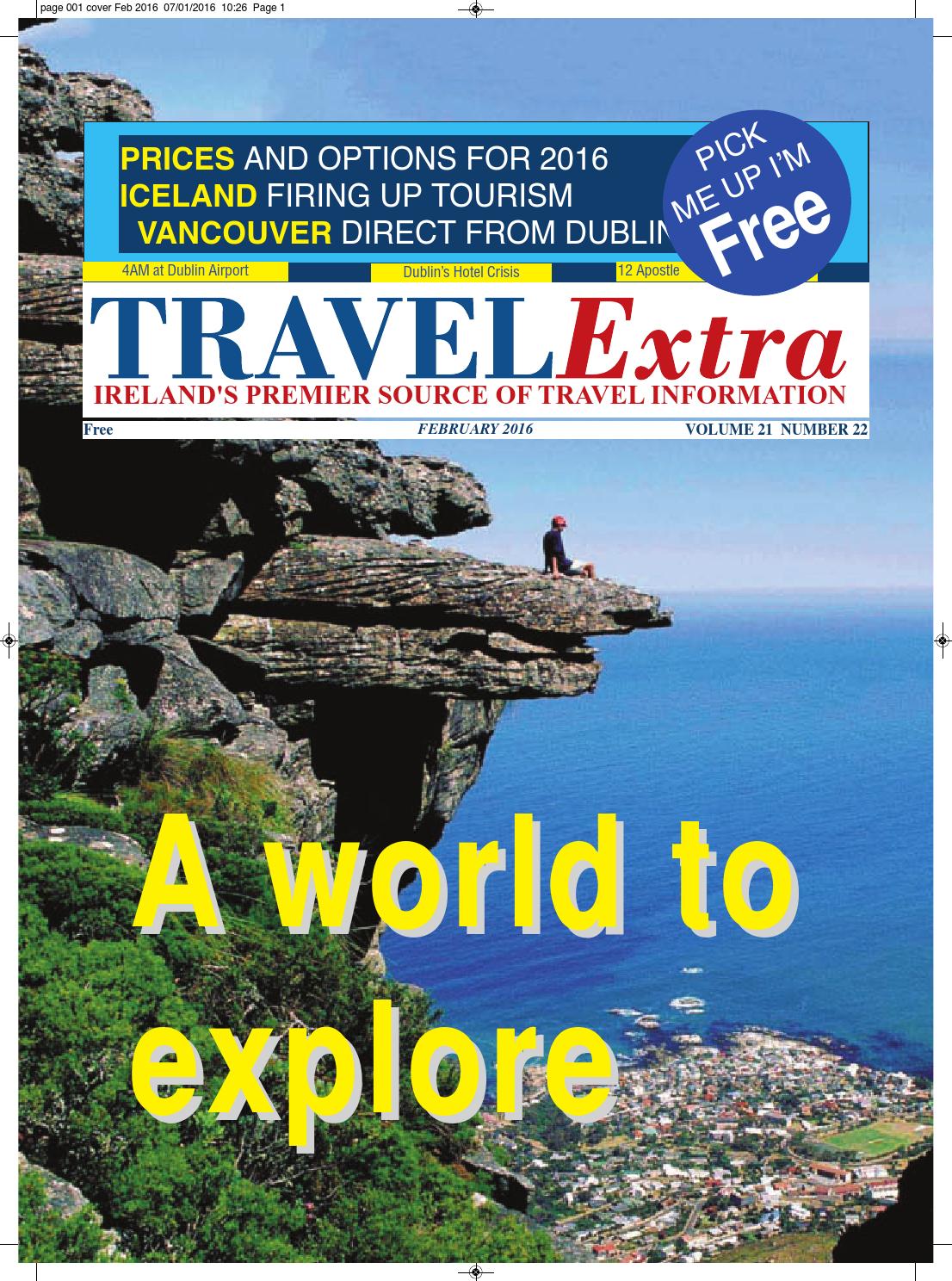 Travel Extra February 2016 By Travel Extra Issuu - 