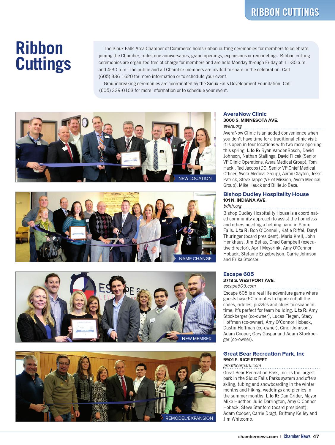 February 2016 Chamber News by Greater Sioux Falls Chamber of Commerce
