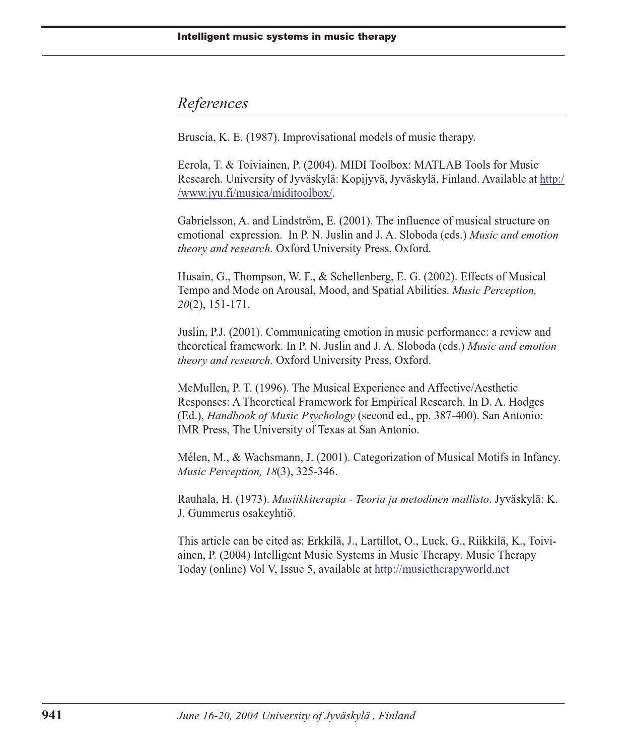 4 (part 1) by World Federation of Music Therapy - issuu