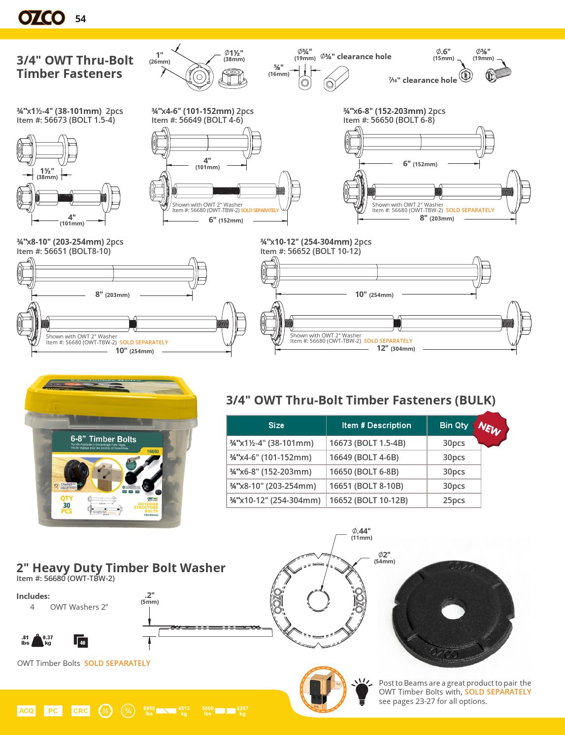 OZCO Catalog Vol6 TIMBER FASTENERS by OZCO Building Products Issuu