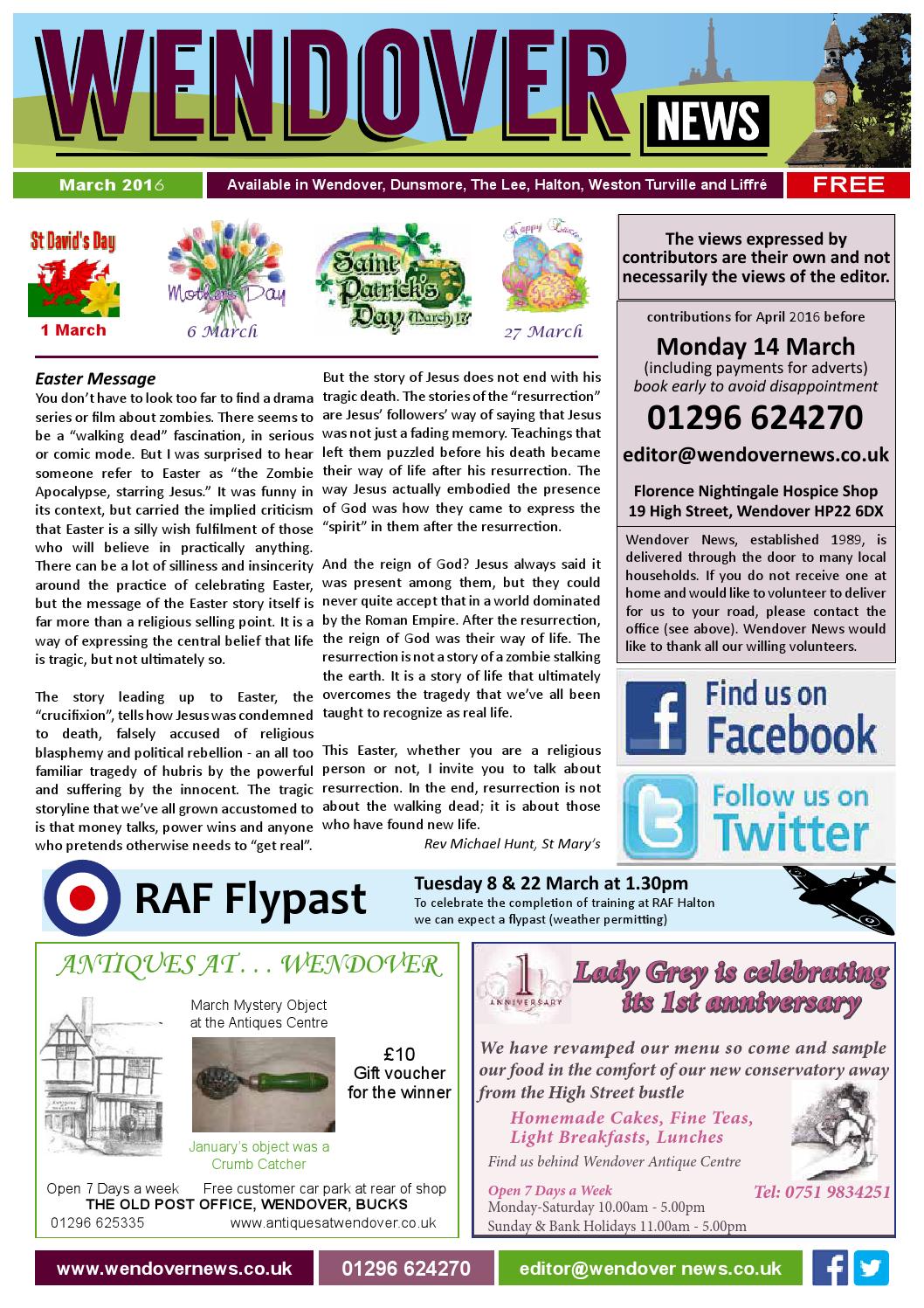 March 2016 Wendover News by Wendover News Issuu