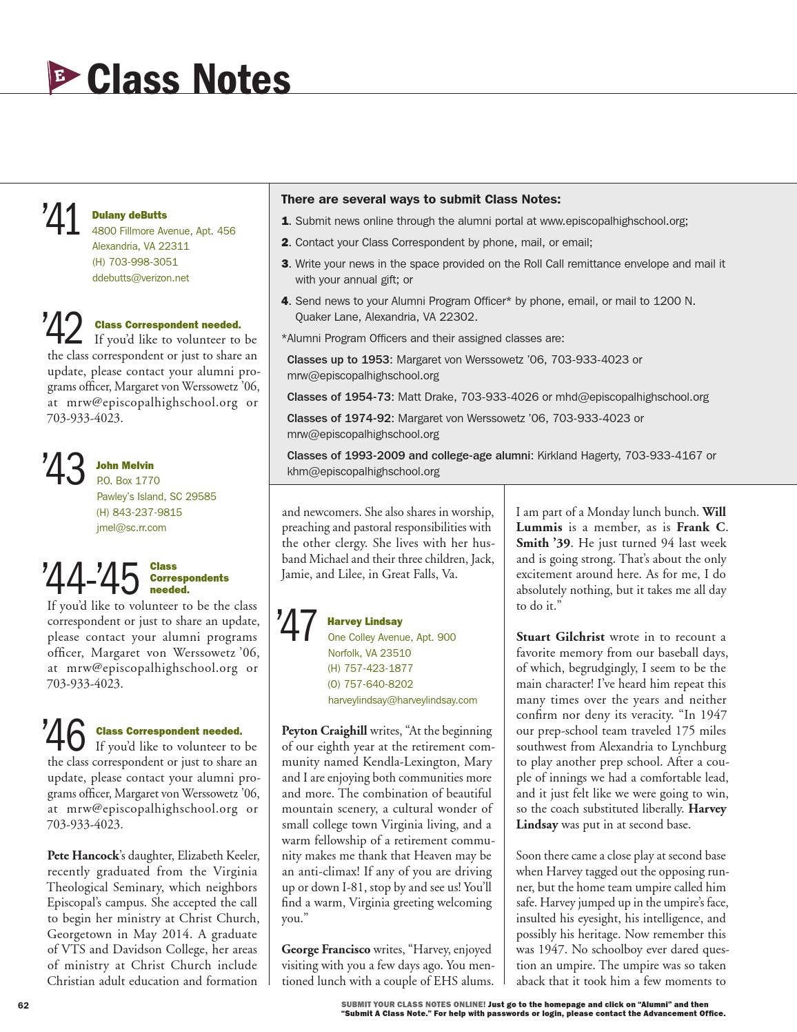 classnotes student 15254025130 week4e Images High... Fall 2015 Class Notes by Episcopal High School - Issuu