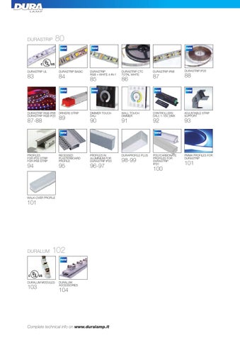 TARGETTI USA DuraLamp LED 灯饰目录 2016 第 8 页