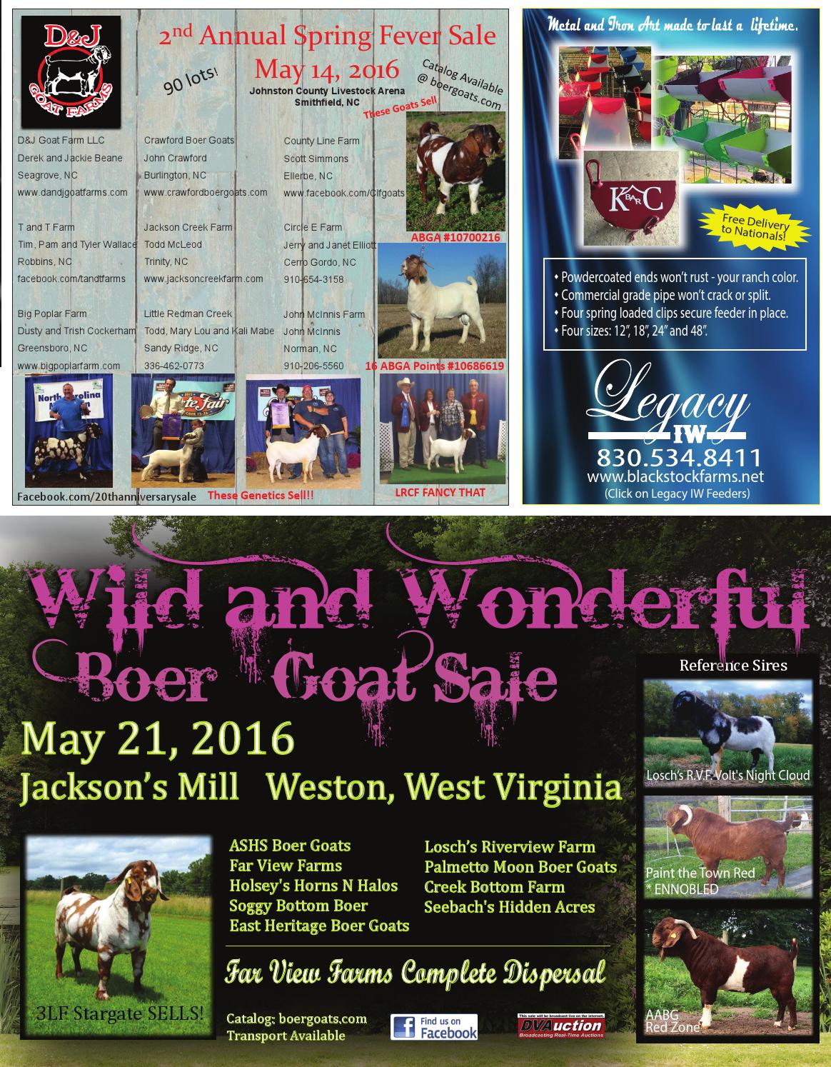 March April 2016 By American Boer Goat Association Issuu
