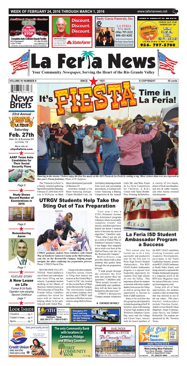 La Feria News February 24, 2016 by La Feria News Issuu