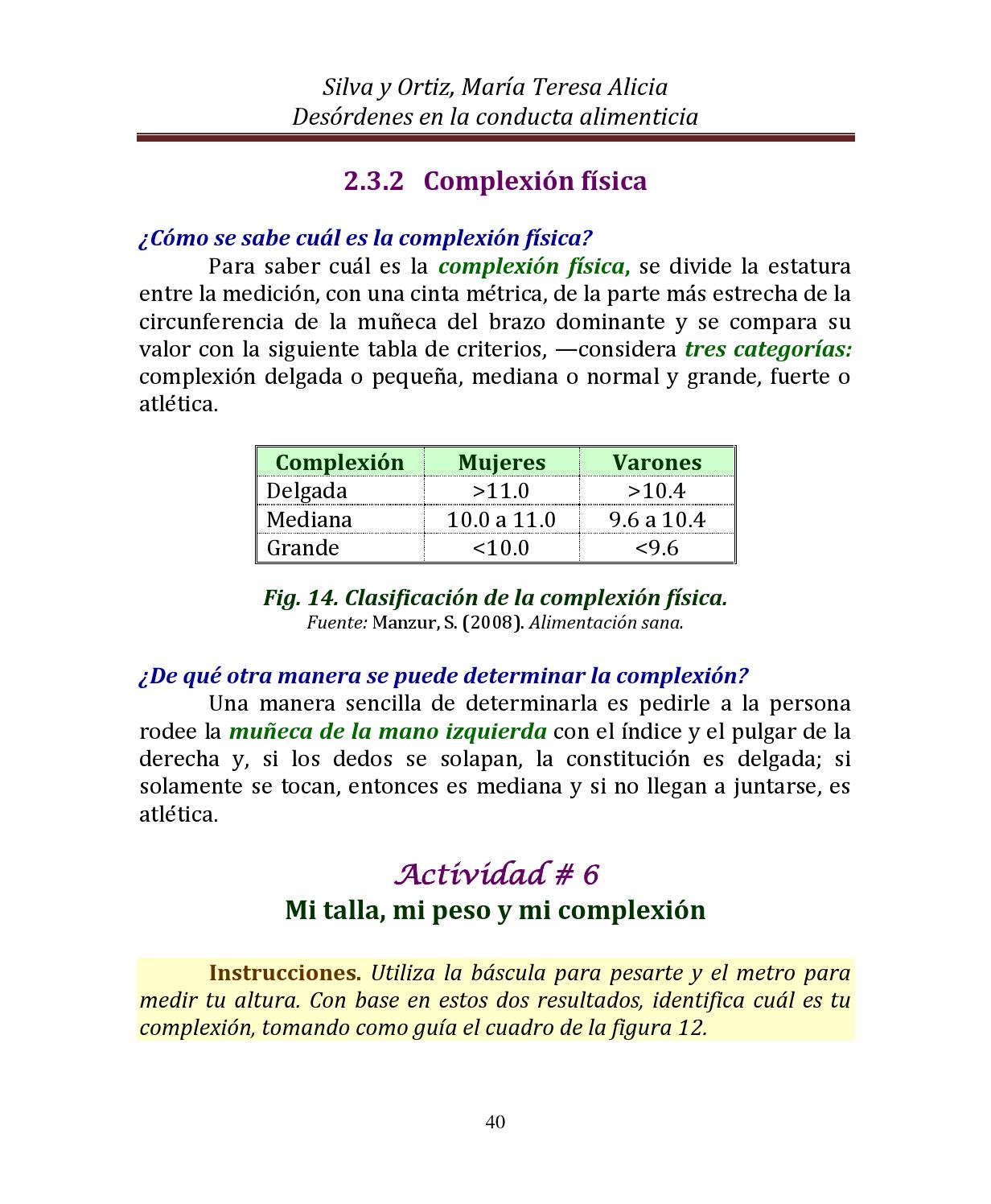 que es constitucion fisica pequeña