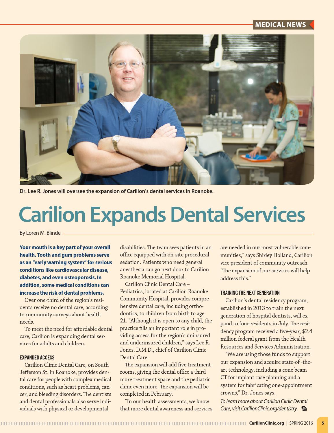 Carilion Clinic Living Spring 2016 by Carilion Clinic Issuu